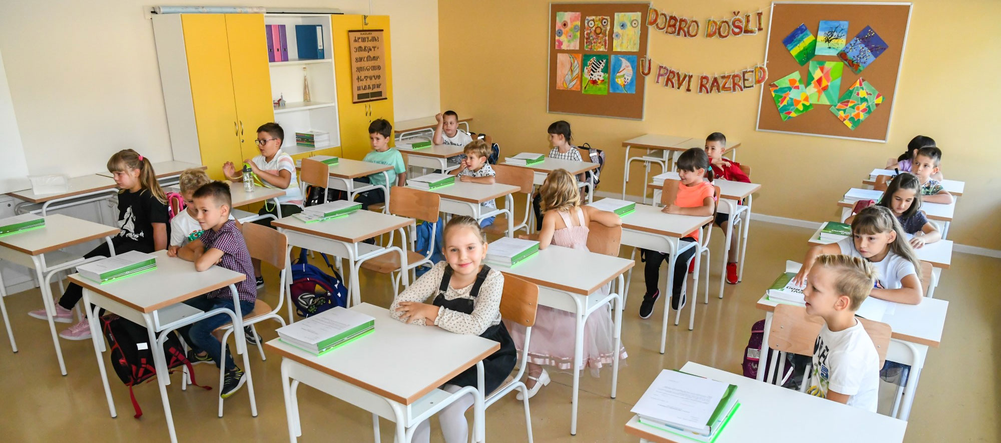 Započela školska godina: Prva generacija prvašića u novoj školi i dvorani