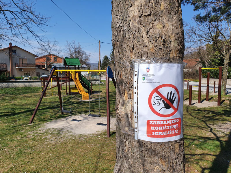 Zabranjeno je korištenje dječjih igrališta na području Općine Jelenje