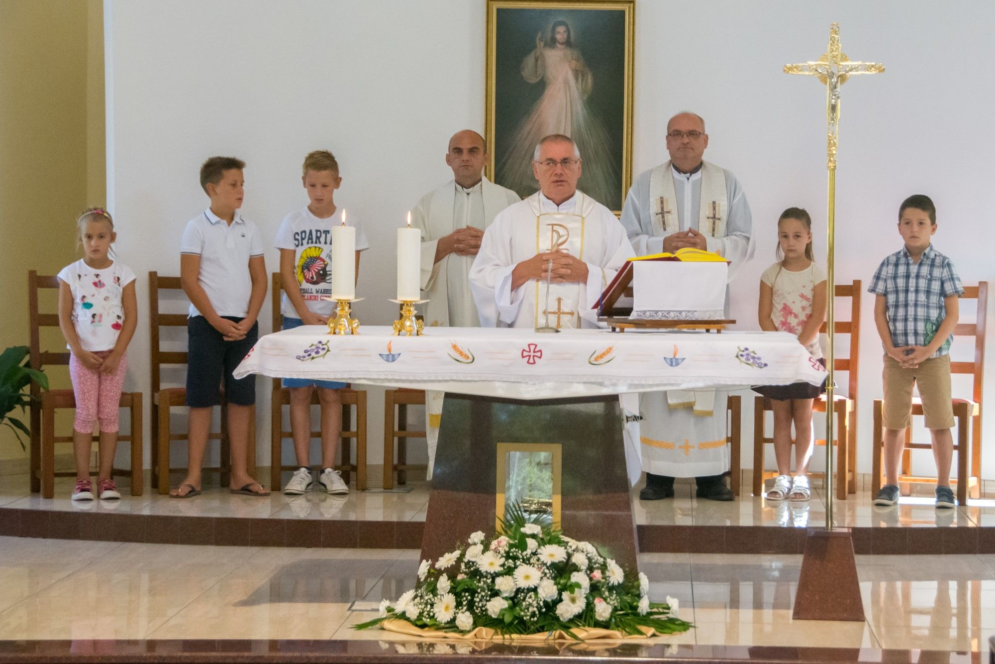 13.08.2017. - Svečana koncelebrirana sveta misa povodom godišnjice od posvete crkve u Podhumu