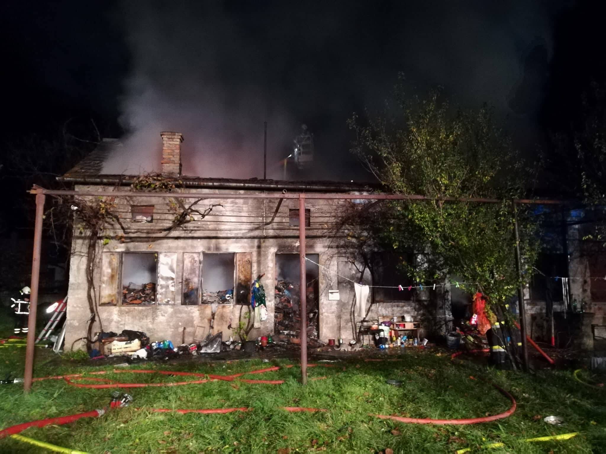 05.11.2017. - Intervencija DVD Jelenje - požar u obiteljskoj kući u Podhumu