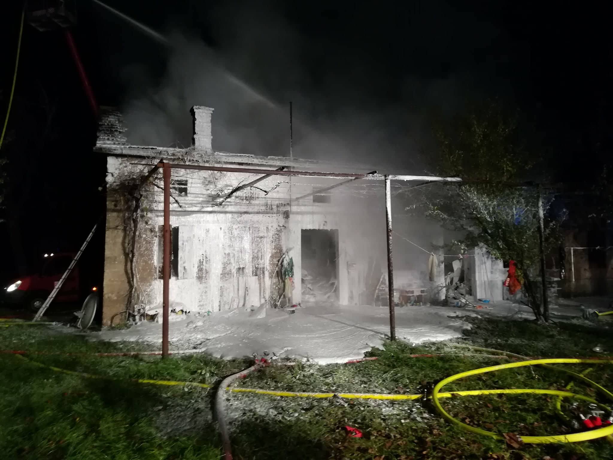 05.11.2017. - Intervencija DVD Jelenje - požar u obiteljskoj kući u Podhumu