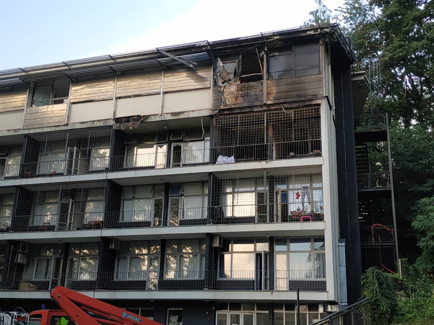 17.08.2018. - Požar u Psihijatrijskoj bolnici Lopača