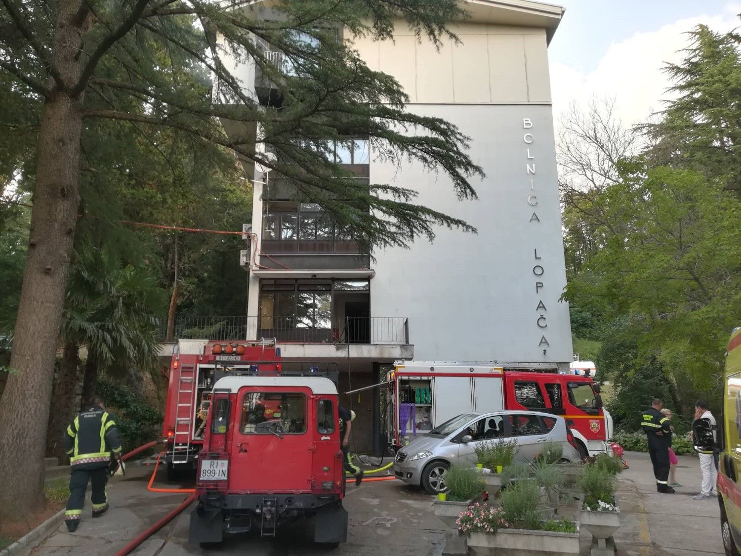 17.08.2018. - Požar u Psihijatrijskoj bolnici Lopača