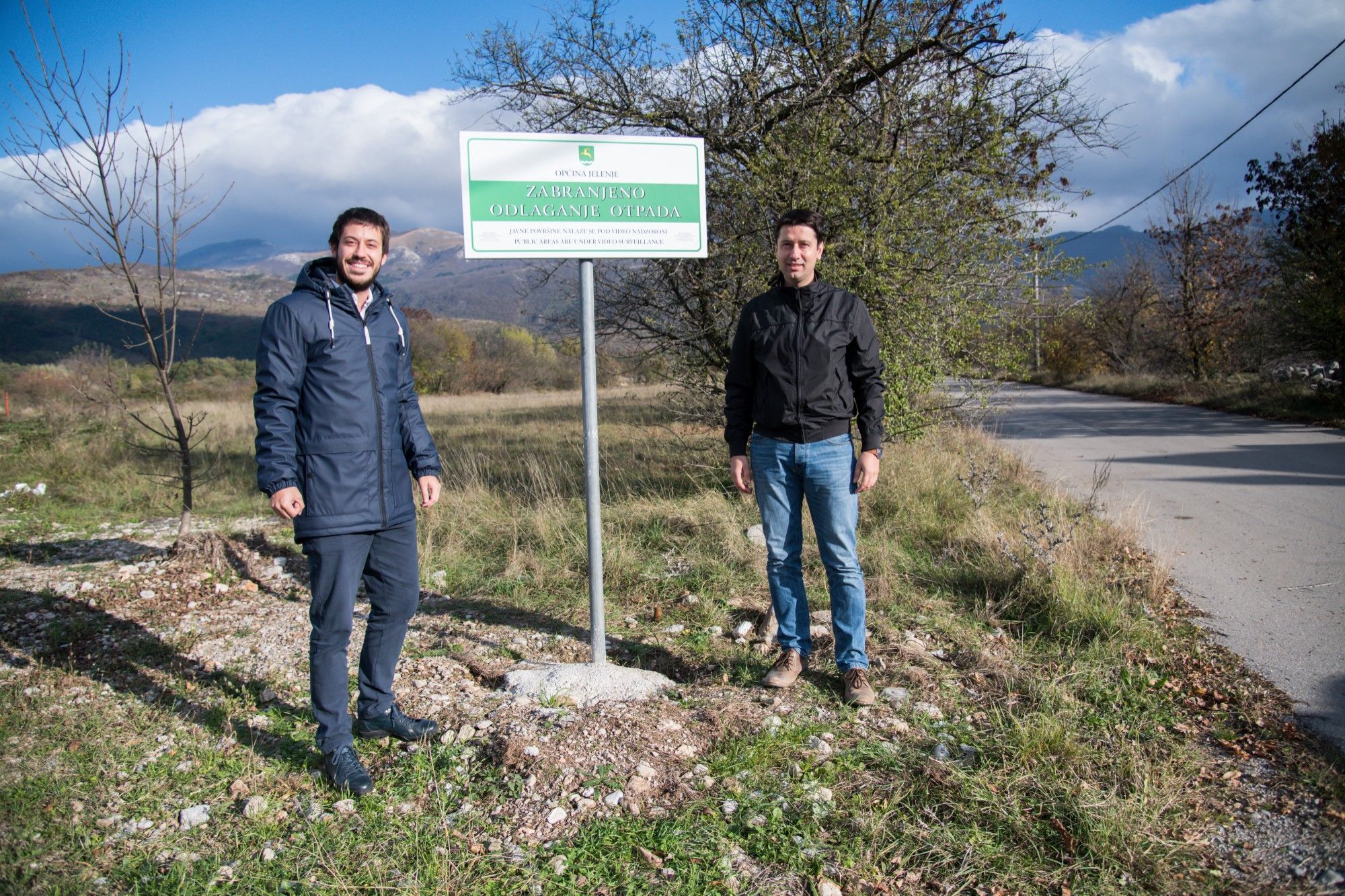 Dino Piljić i Robert Marčelja na terenu