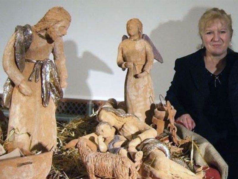 Margareta Krstić papi nosi priču o jaslicama