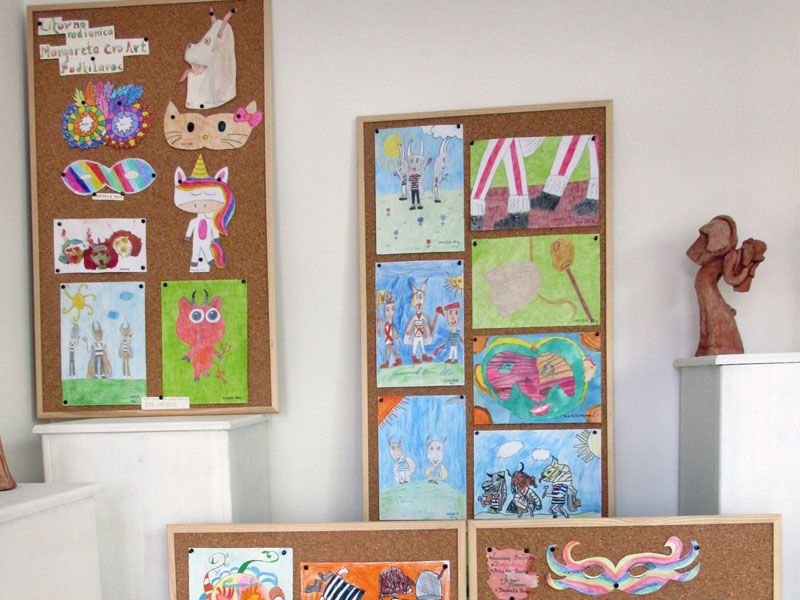 Margareta Cro Art: Izložba dječjih radova na temu Maškara