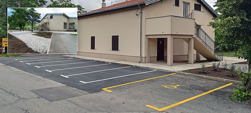 Uređen vrt i proširen parking u Podhumu