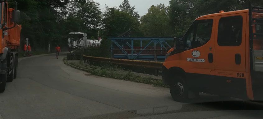 Obavijest: Radovi na kolniku u mjestu Trnovica
